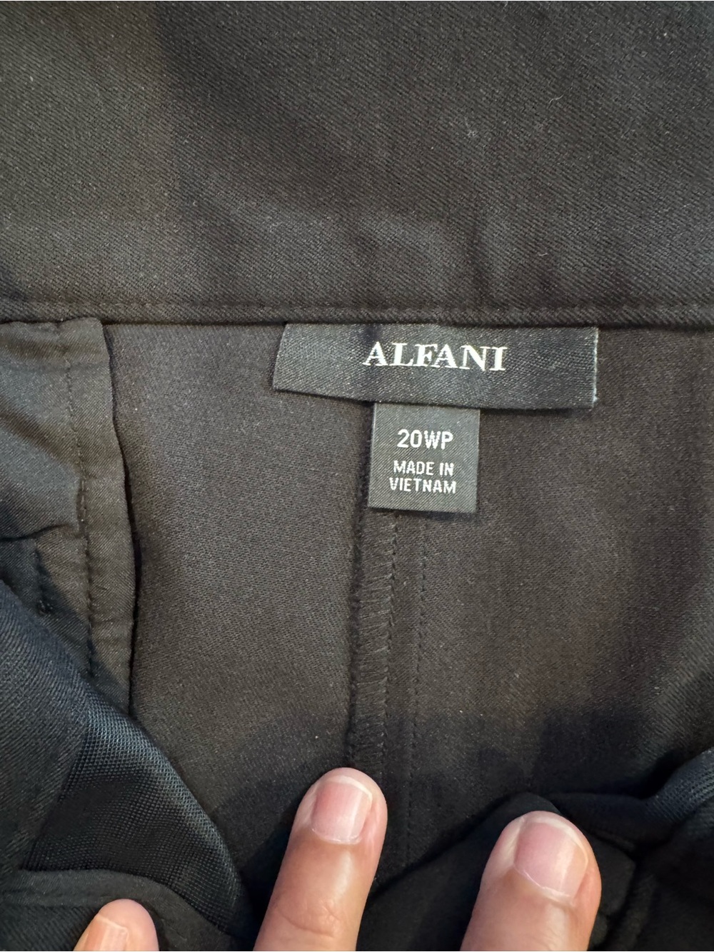 Alfani Black Ponte Skinny Trousers - Picture 4 of 5
